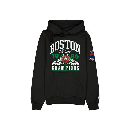 Boston Celtics Hardwood Classics 1986 Champions Black Hoodie