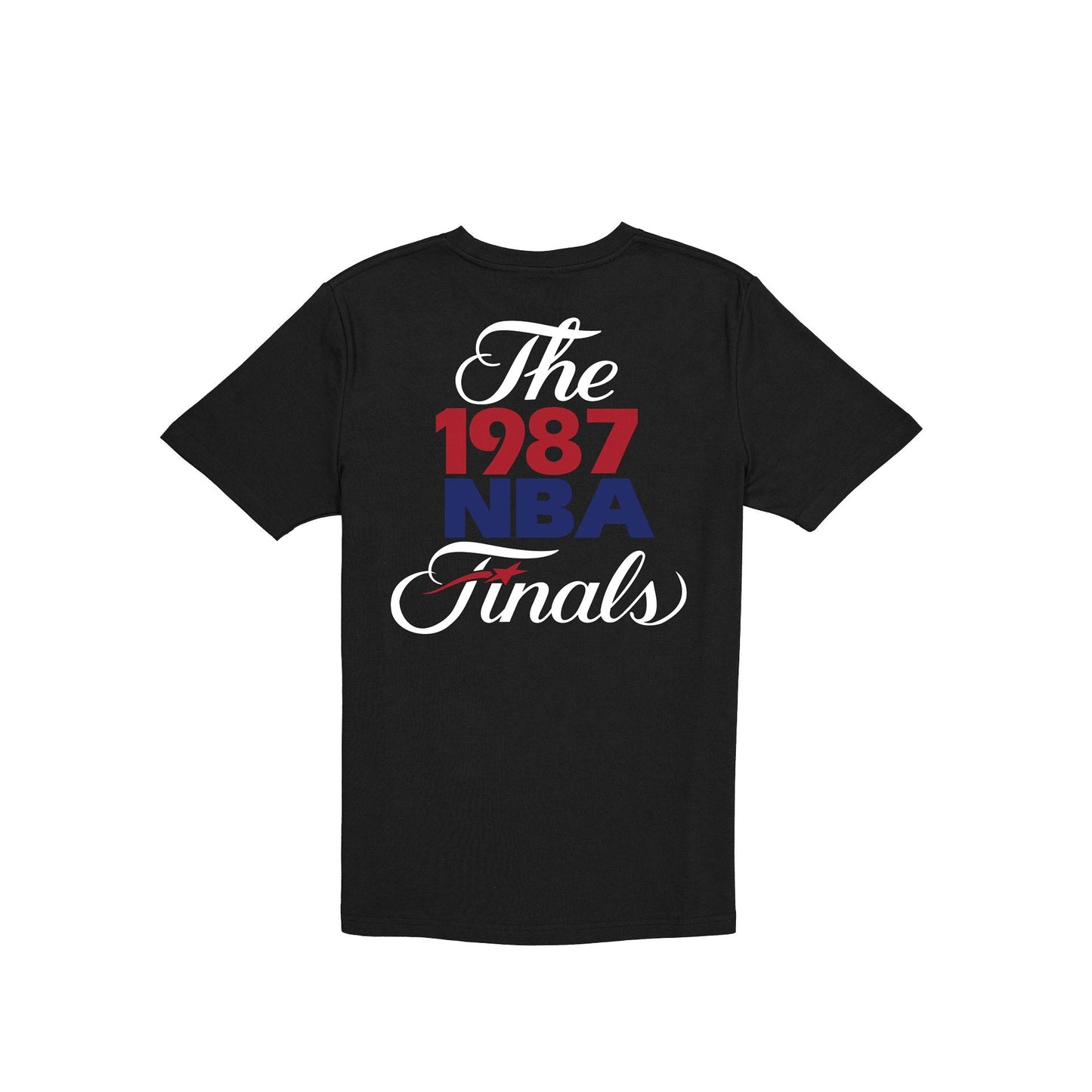 Los Angeles Lakers Hardwood Classics 1987 Champions Black T-Shirt
