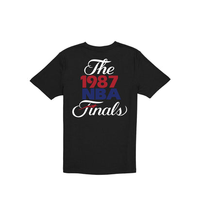 Los Angeles Lakers Hardwood Classics 1987 Champions Black T-Shirt