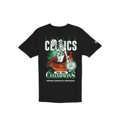 Boston Celtics Hardwood Classics 1986 Champions Black T-Shirt