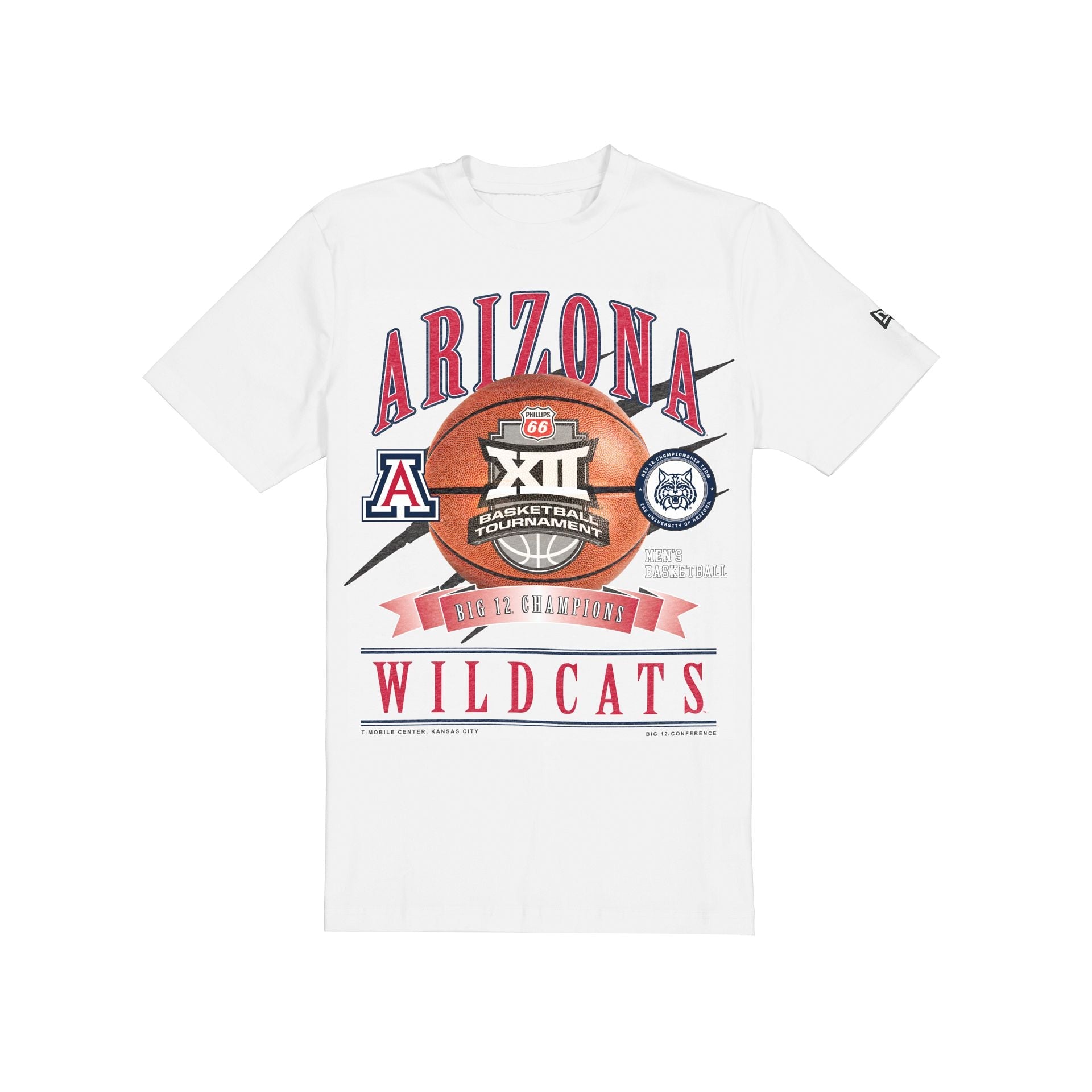 Arizona Wildcats 2026 Big 12 Men's Basketball Champions T-Shirt