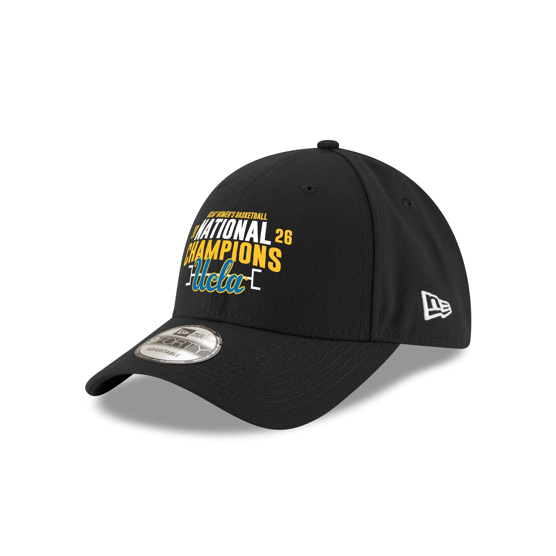 UCLA Bruins 2026 NCAA Women's Basketball National Champions 9FORTY Adjustable Hat
