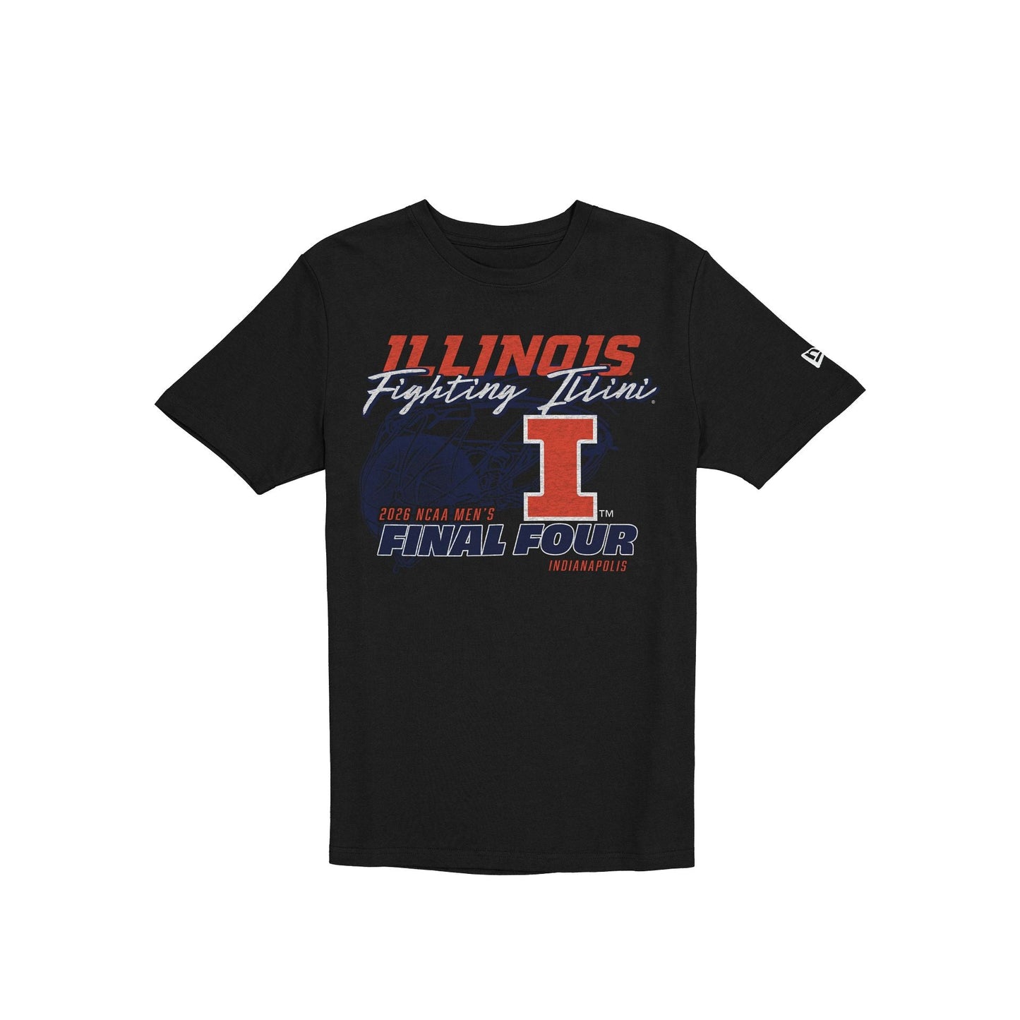 Illinois Fighting Illini 2026 NCAA Men's Final Four Black T-Shirt