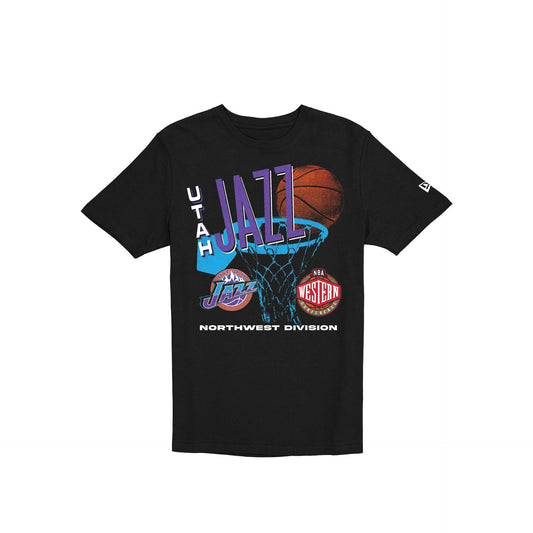 Utah Jazz Hardwood Classics 90s T-Shirt