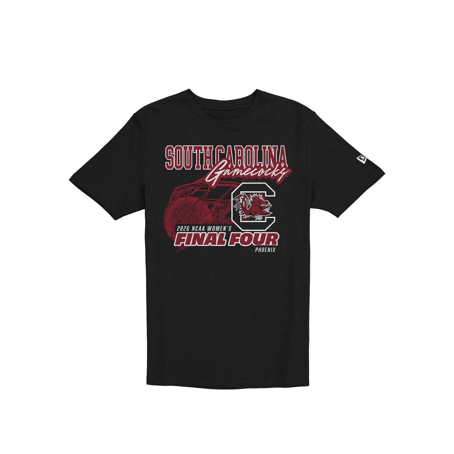 South Carolina Gamecocks 2026 NCAA Women's Final Four Black T-Shirt