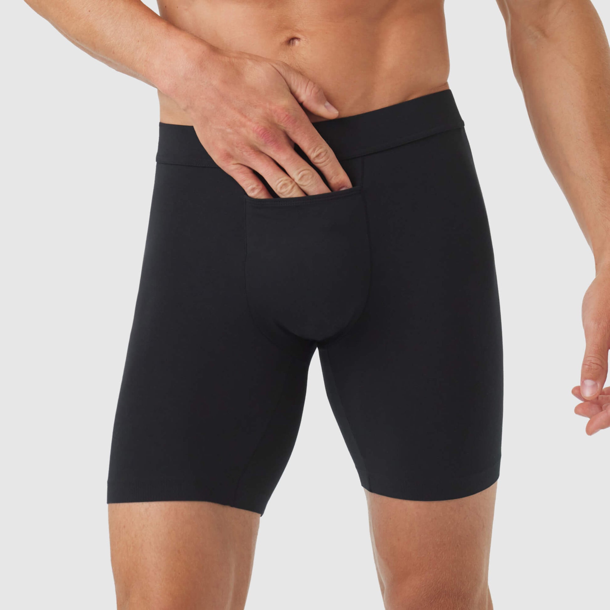 Jetsetter Boxer Brief 8" -- Space Black