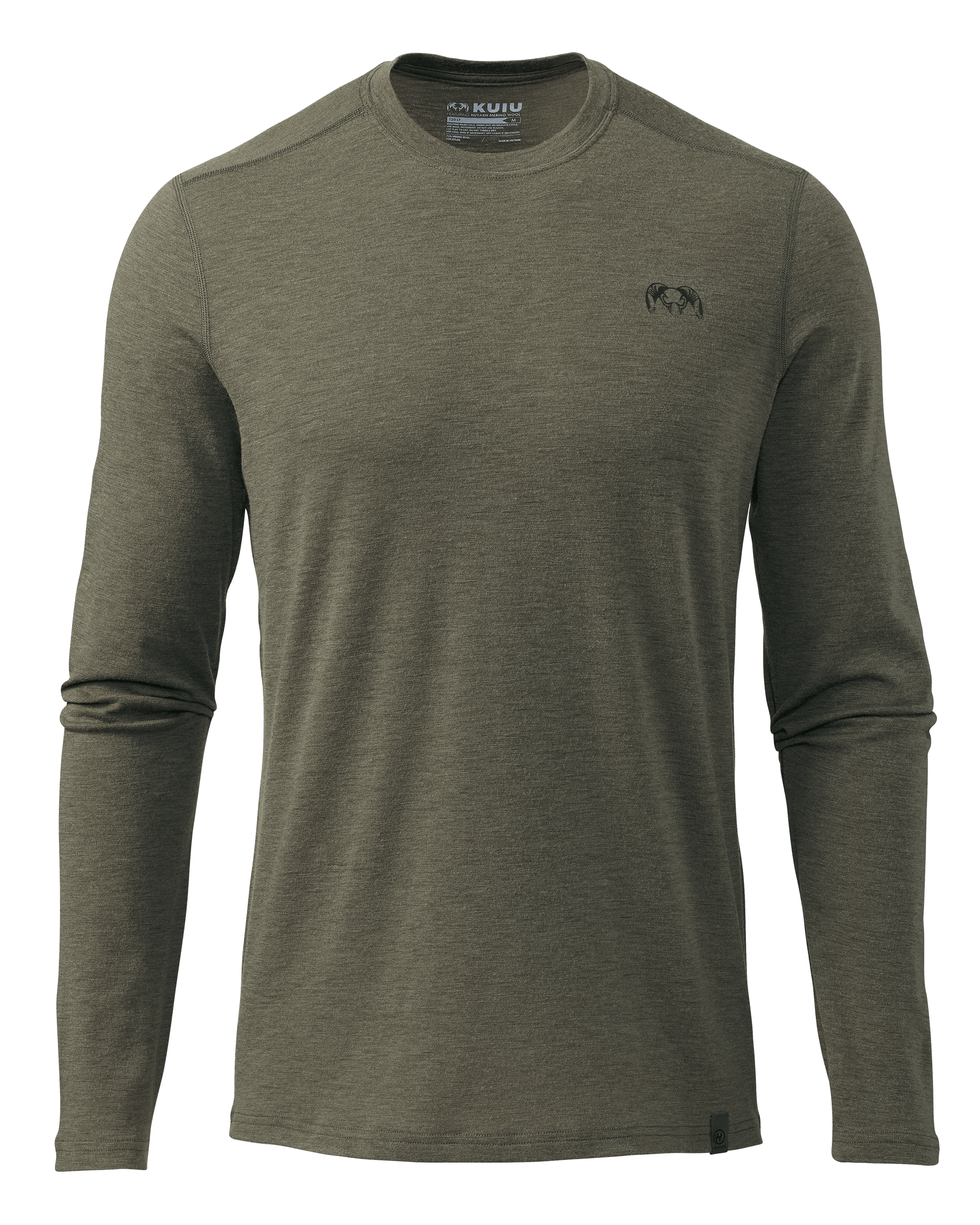 ULTRA Merino 120 LT LS Crew-T | Ash