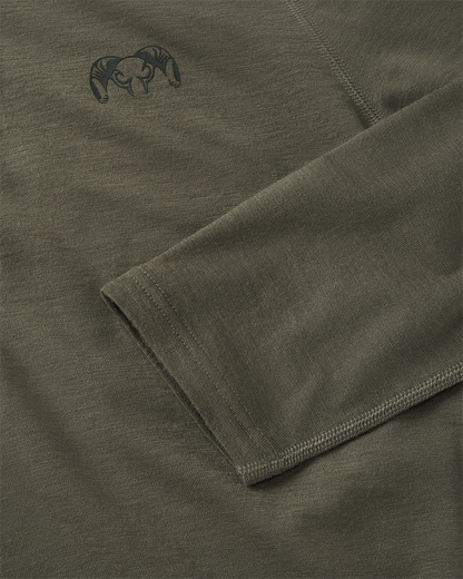 ULTRA Merino 120 LT LS Hoodie | Ash