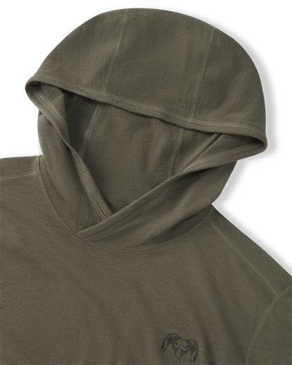 ULTRA Merino 120 LT LS Hoodie | Ash