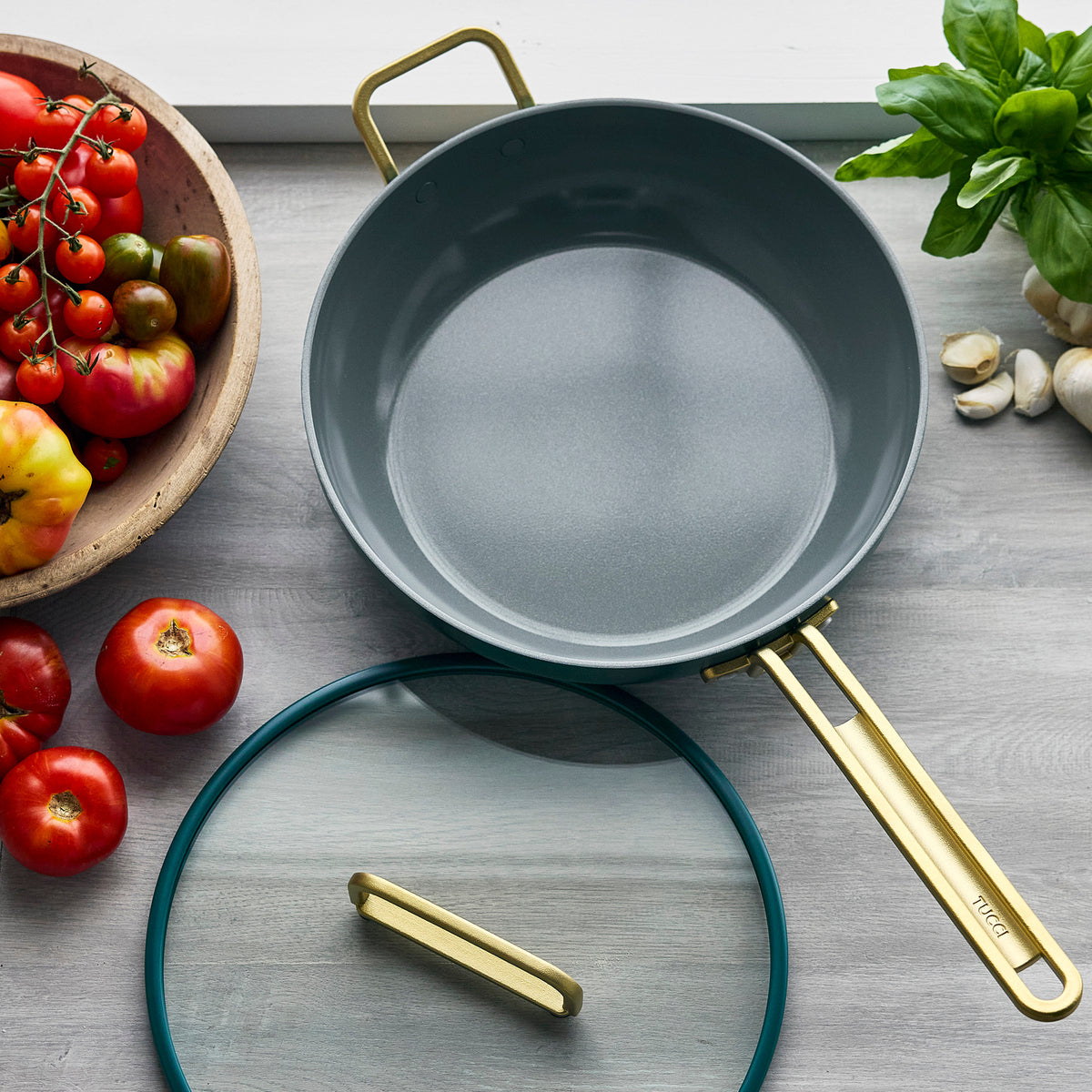 Stanley Tucci™ Ceramic Nonstick 4.5-Quart Stanley Pan Jr. | Venetian Teal