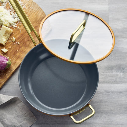 Stanley Tucci™ Ceramic Nonstick 4.5-Quart Stanley Pan Jr. | Roma Gold