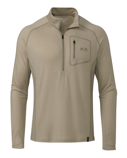 ULTRA Merino 145 Zip-T Hunting Shirt | Bone