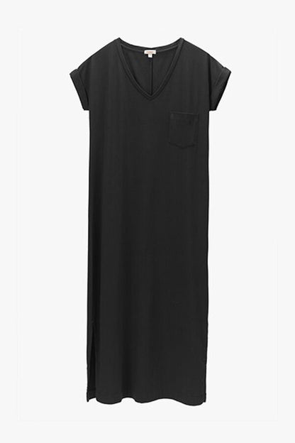V-Neck Midi Dress
