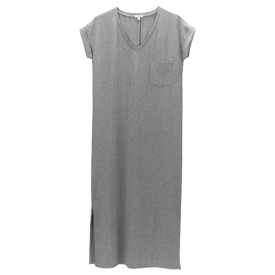 V-Neck Midi Dress