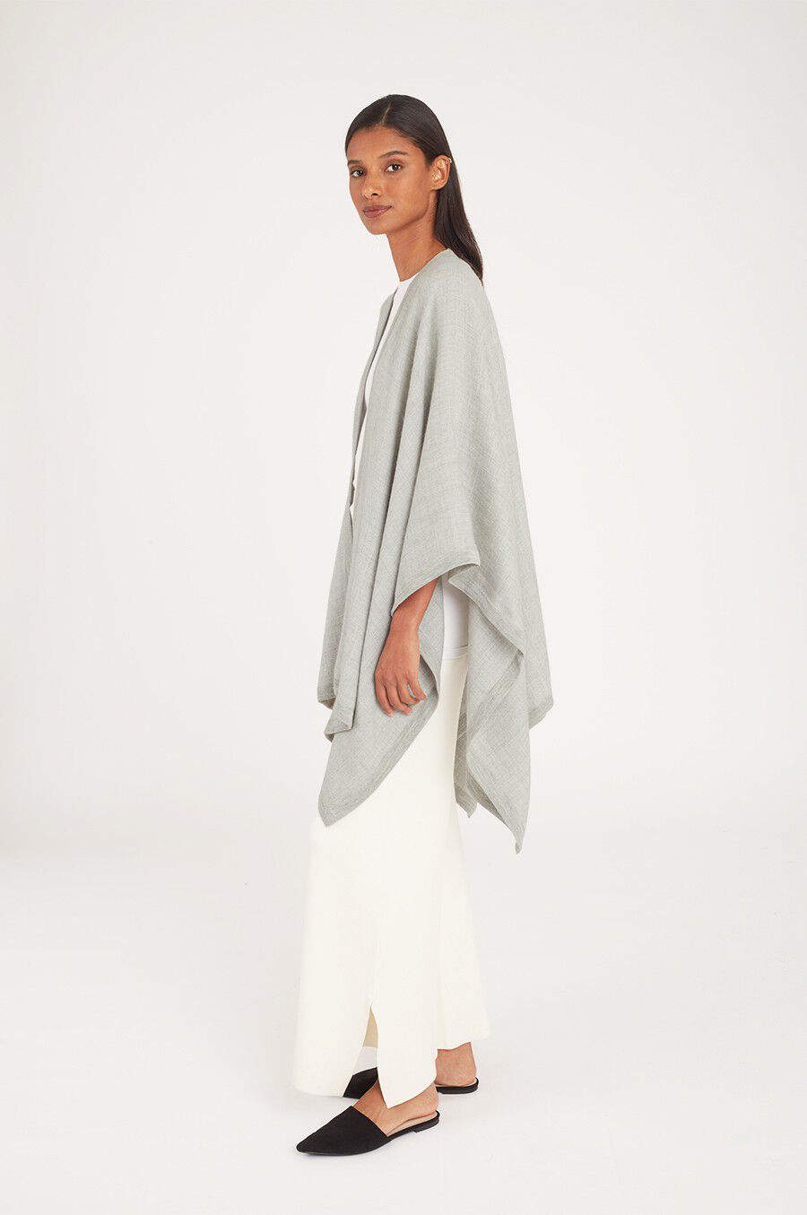 Baby Alpaca Square Edge Cape