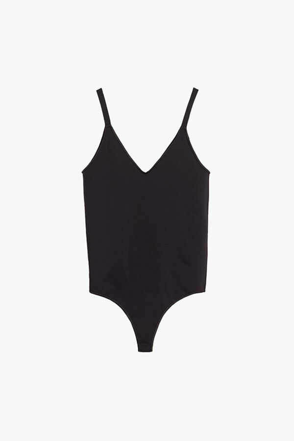 Seamless Cross Back Tank Bodysuit