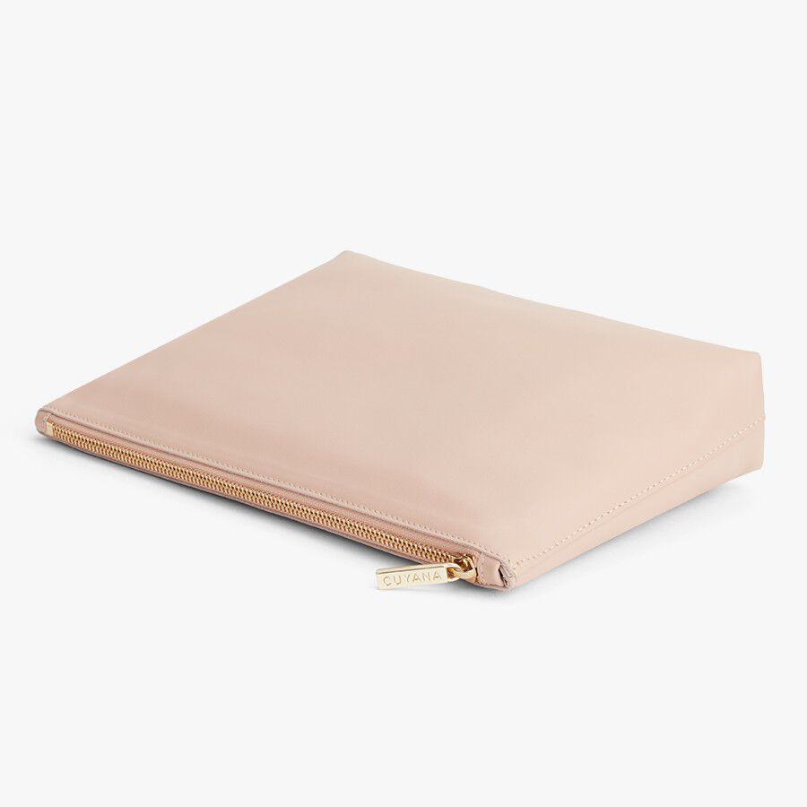 Medium Leather Zipper Pouch
