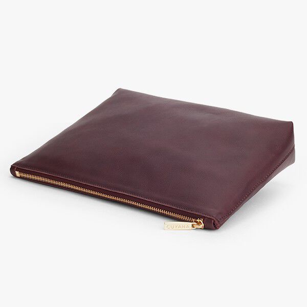 Medium Leather Zipper Pouch