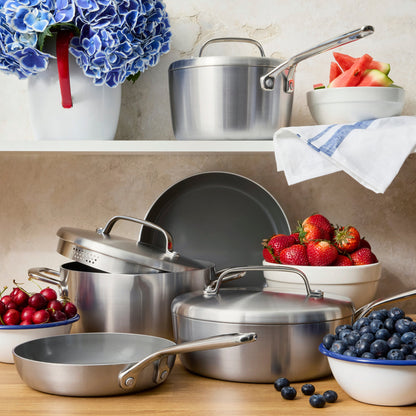 GP5 Stainless Steel 3.26-Quart Saucepan with Lid | Mirror Handles