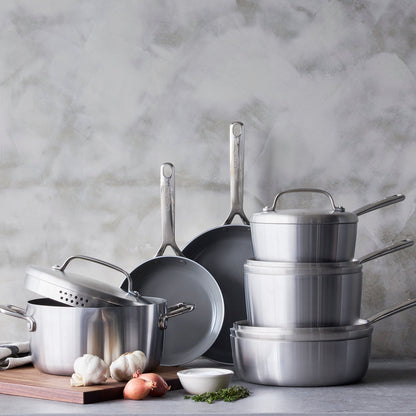 GP5 Stainless Steel 3.26-Quart Saucepan with Lid | Mirror Handles