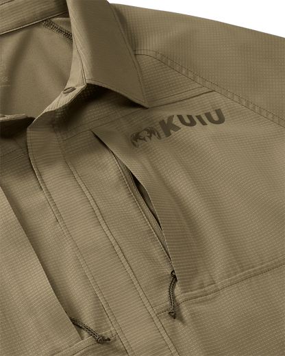 Tiburon Hybrid Snap Shirt | Khaki