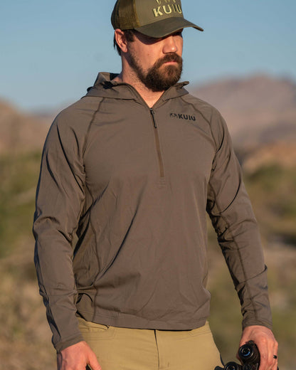 Tiburon Hybrid Hoodie | Ash
