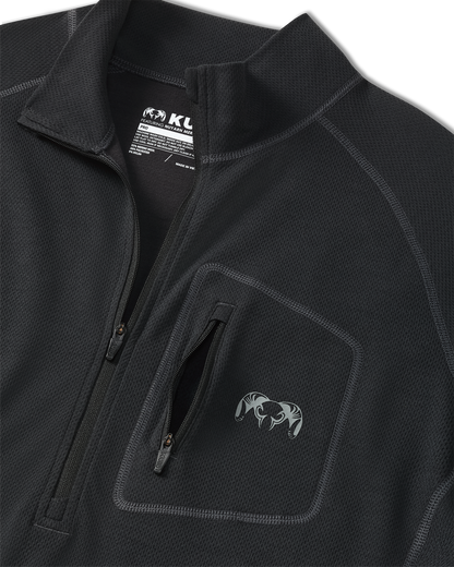 PRO Merino 200 Zip-T | Black
