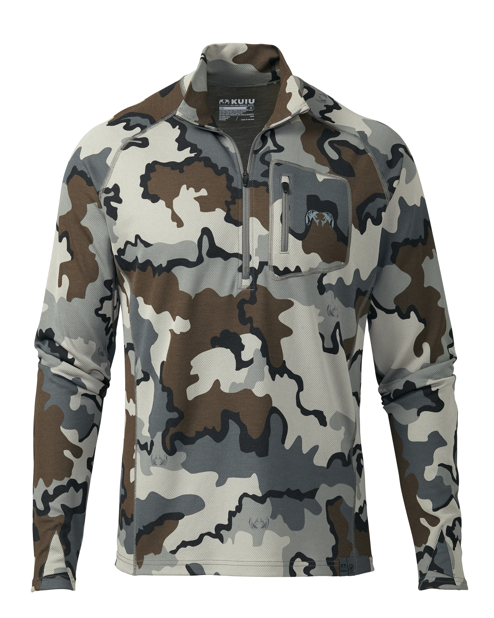 PRO Merino 200 Zip-T | Vias