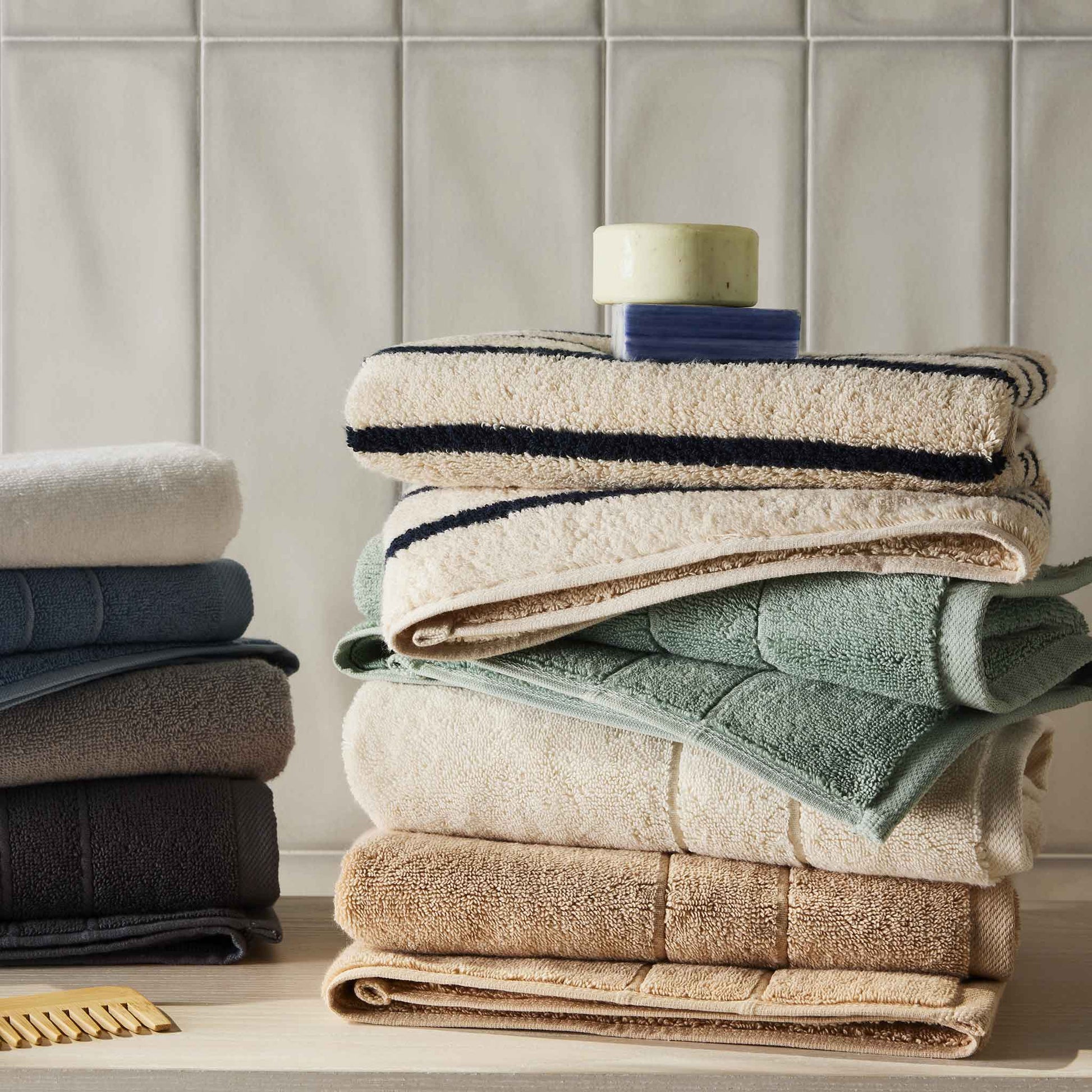 Super-Plush Turkish Cotton Bath Towels Set of 2 - Last Call