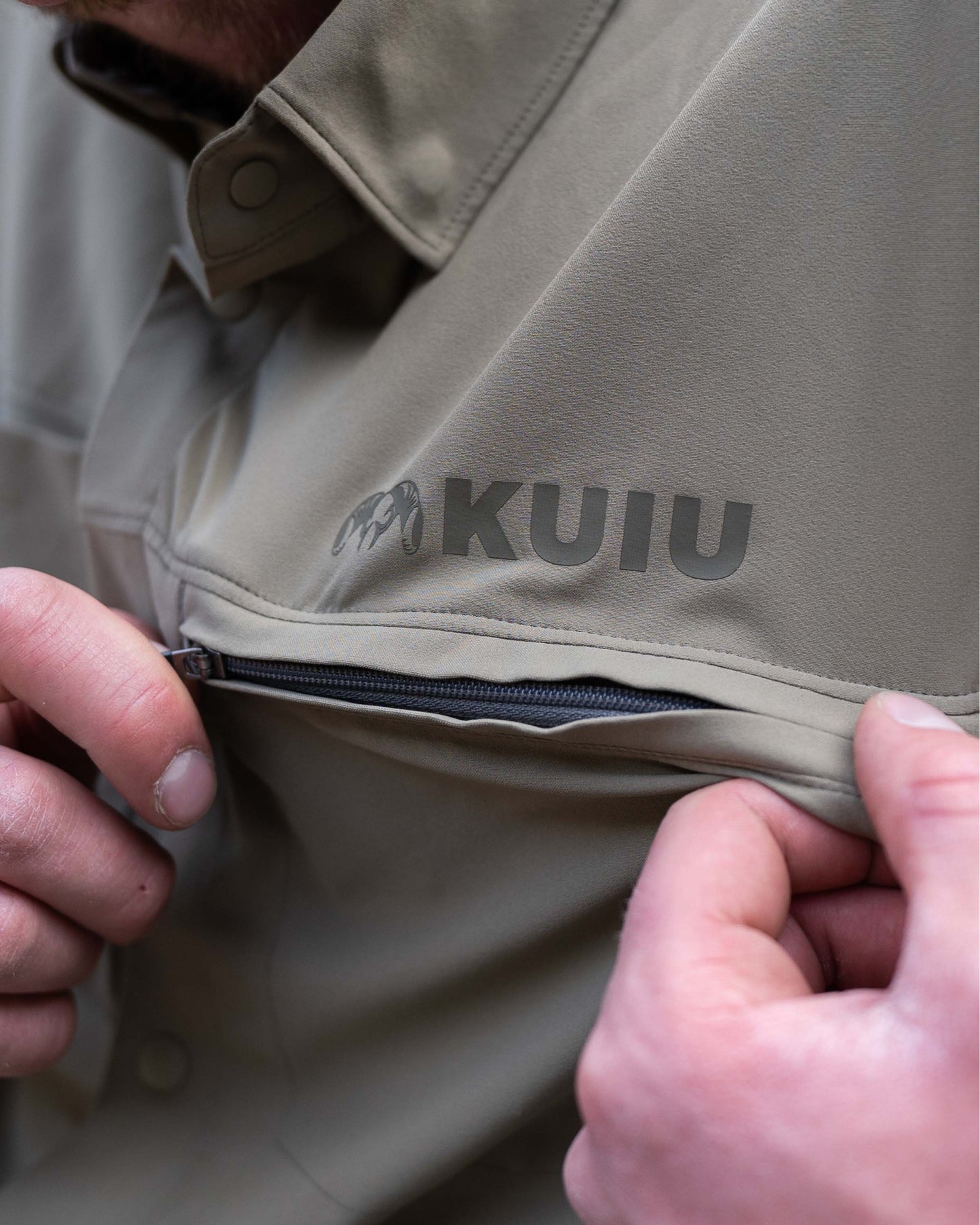 Mesa Vented SS Snap Shirt | Khaki