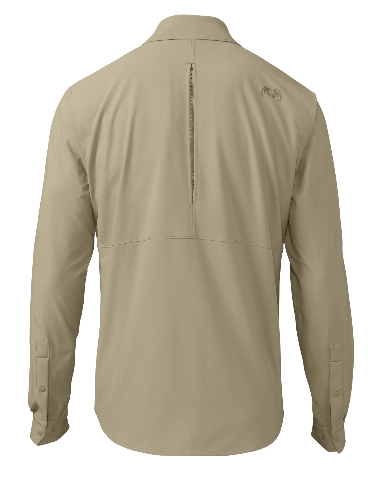 Outlet Mesa Vented LS Snap Shirt | Bone