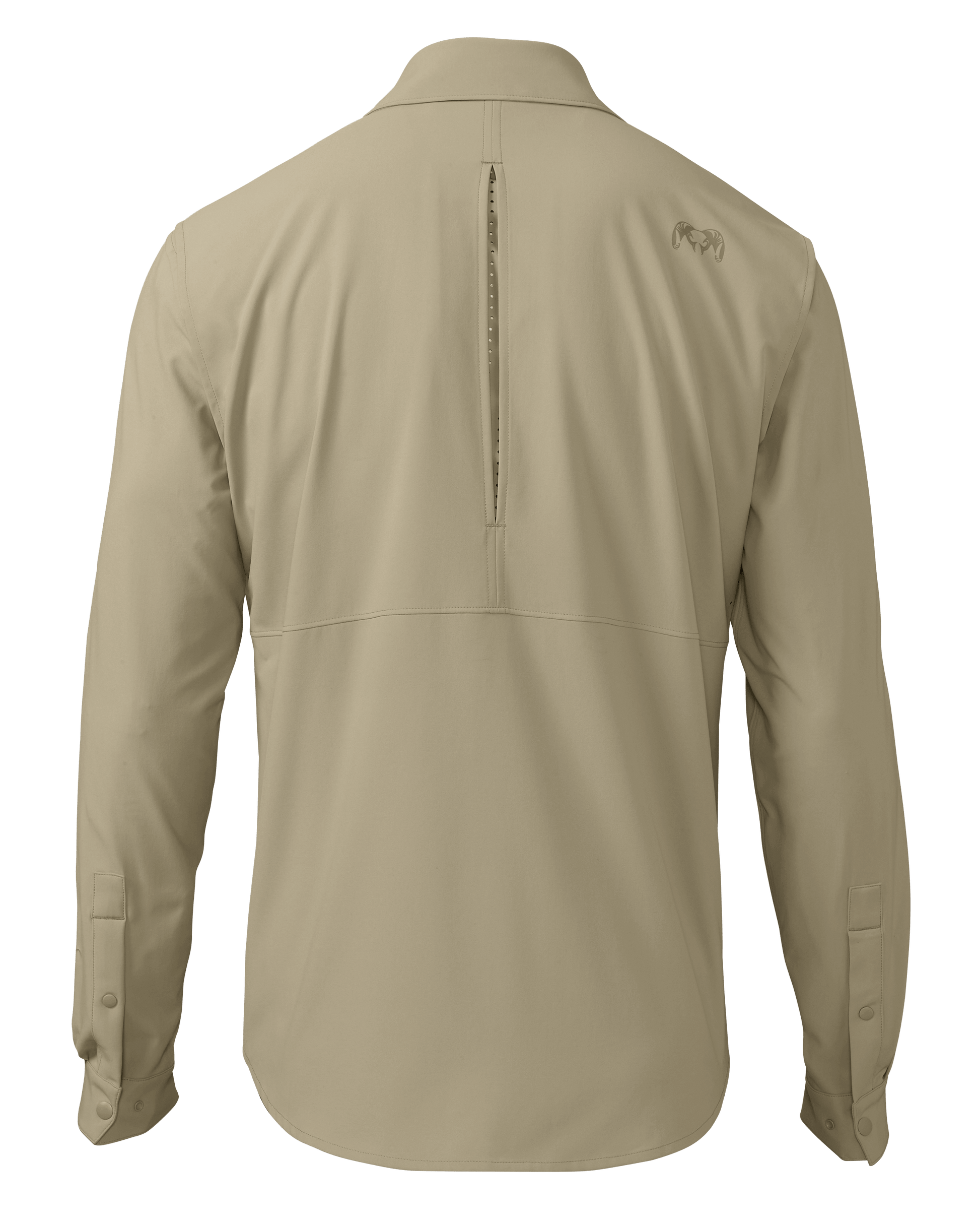 Outlet Mesa Vented LS Snap Shirt | Bone