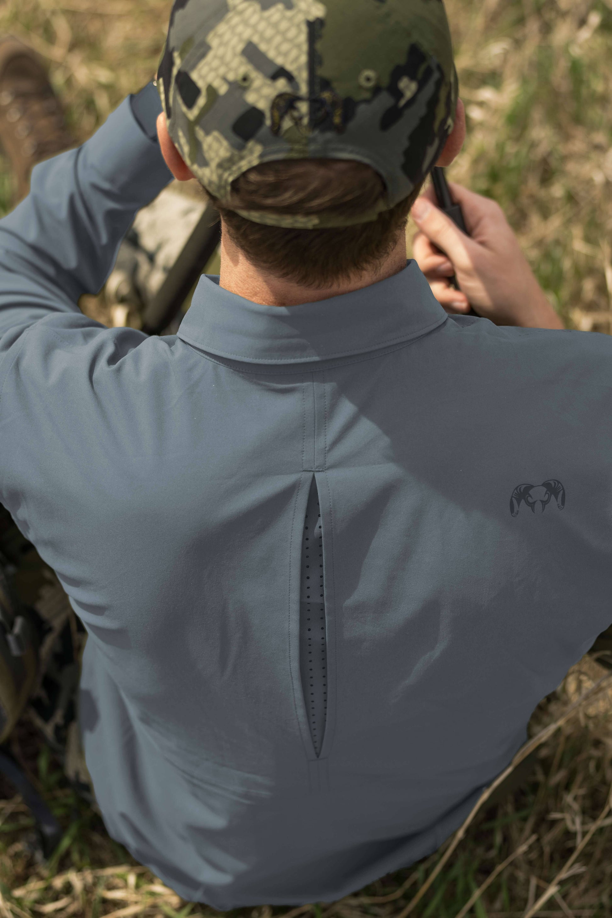 Mesa Vented LS Snap Shirt | Khaki