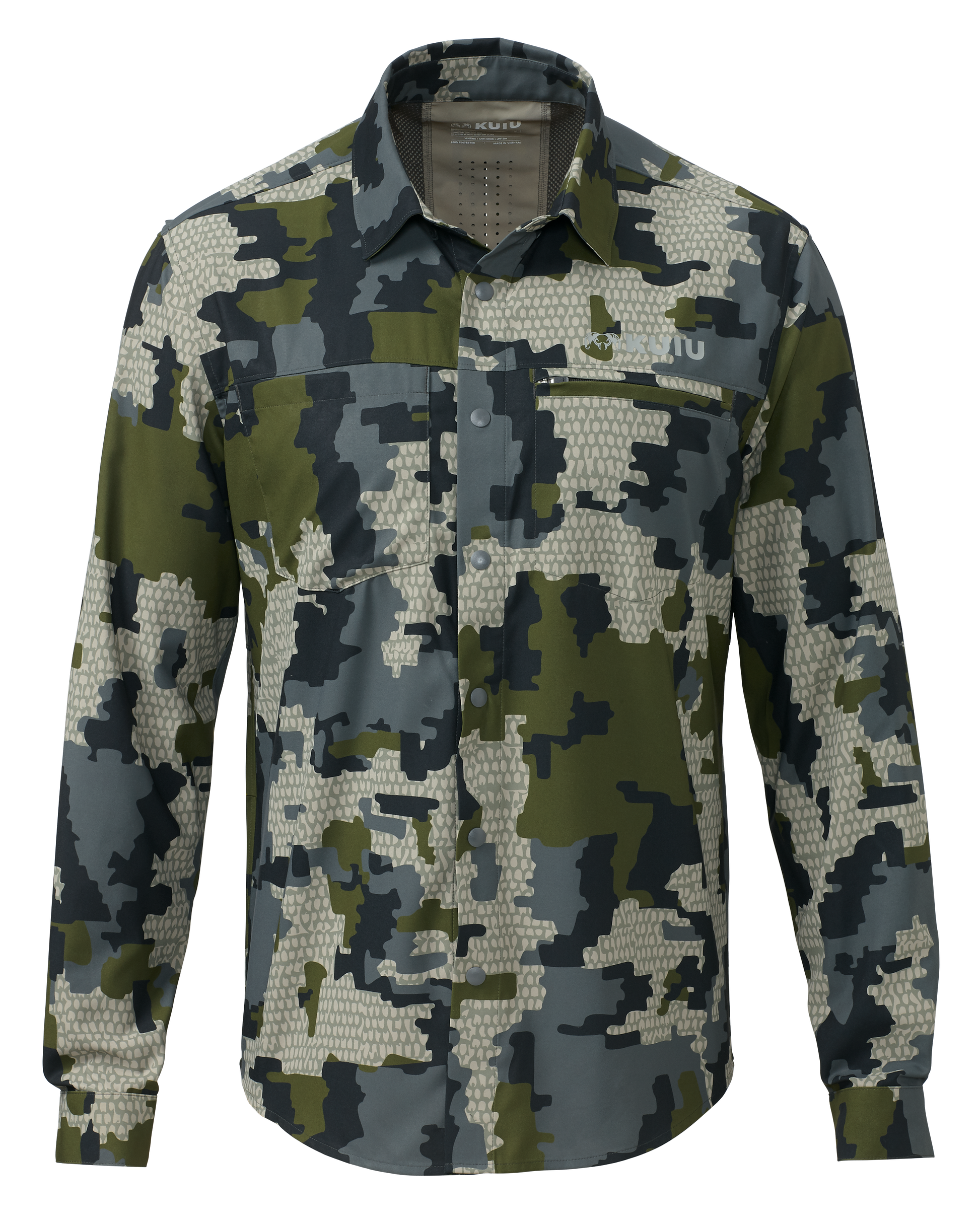Mesa Vented LS Snap Shirt | Verde