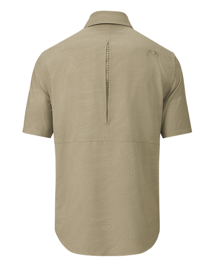 Mesa Vented SS Snap Shirt Topo | Bone Topo Print