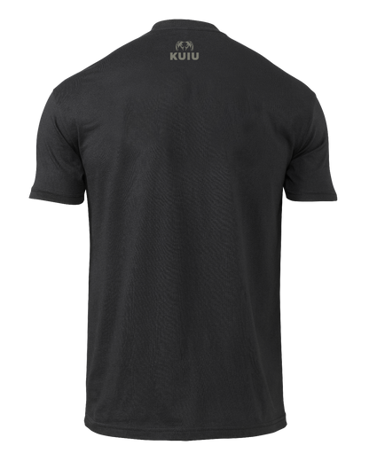 KUIU Topo Block Logo T-Shirt | Black