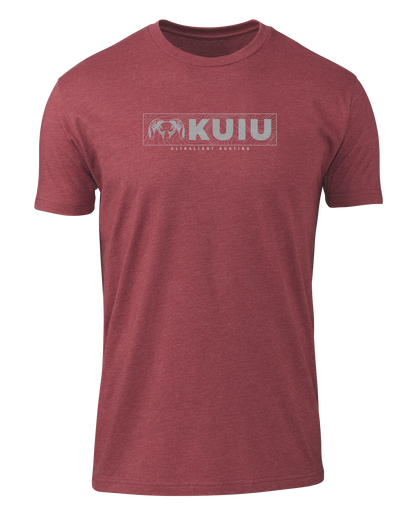Outlet KUIU Topo Block Logo T-Shirt | Cardinal
