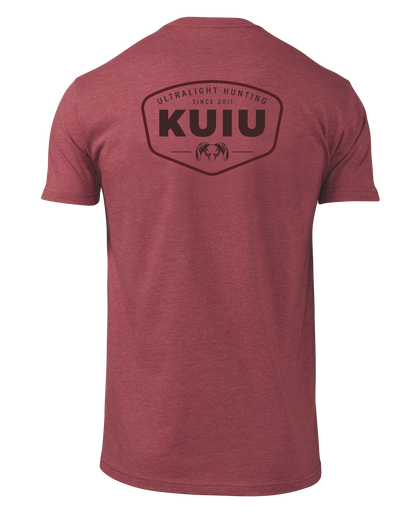 KUIU Ram Badge T-Shirt | Cardinal