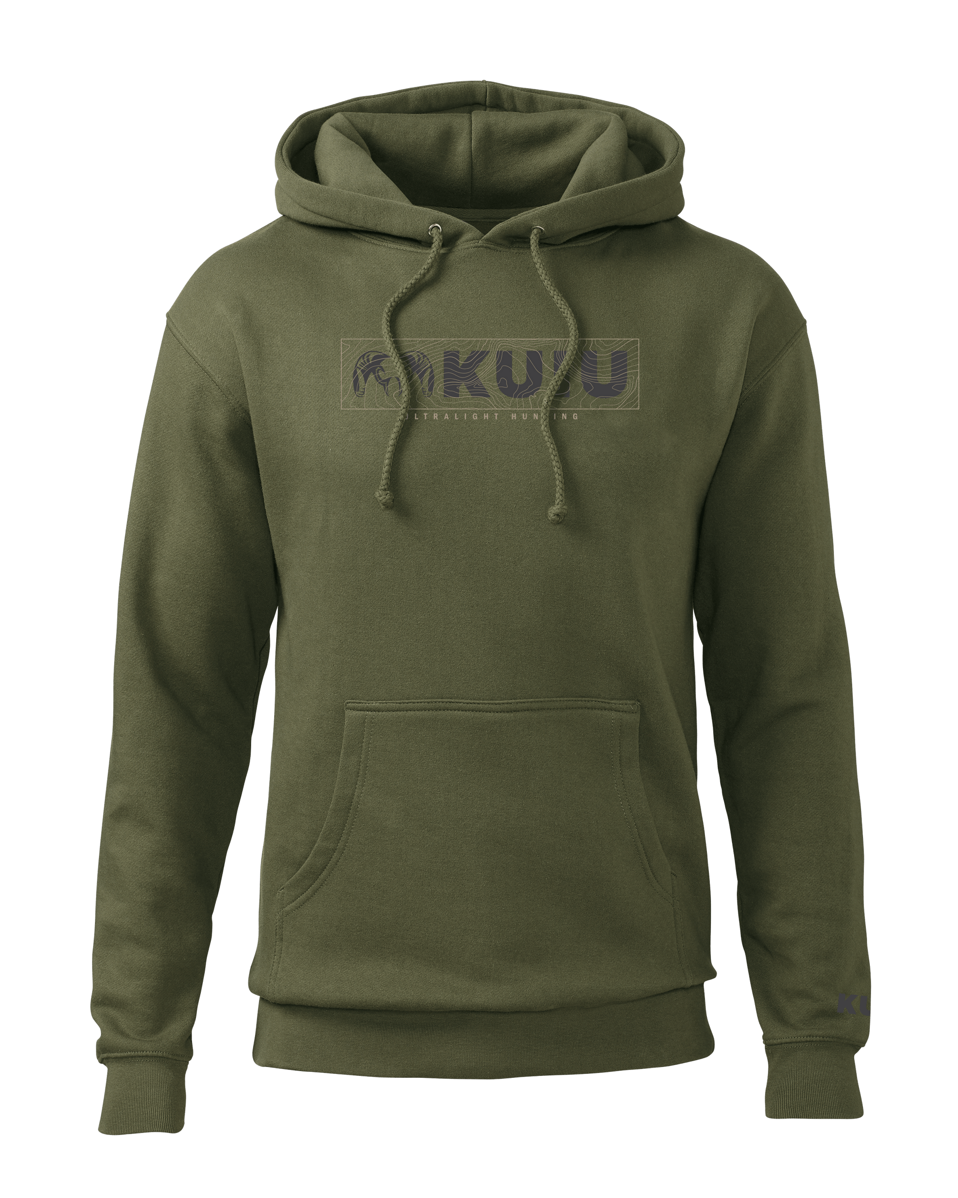 KUIU Topo Block Logo Hoodie | Army
