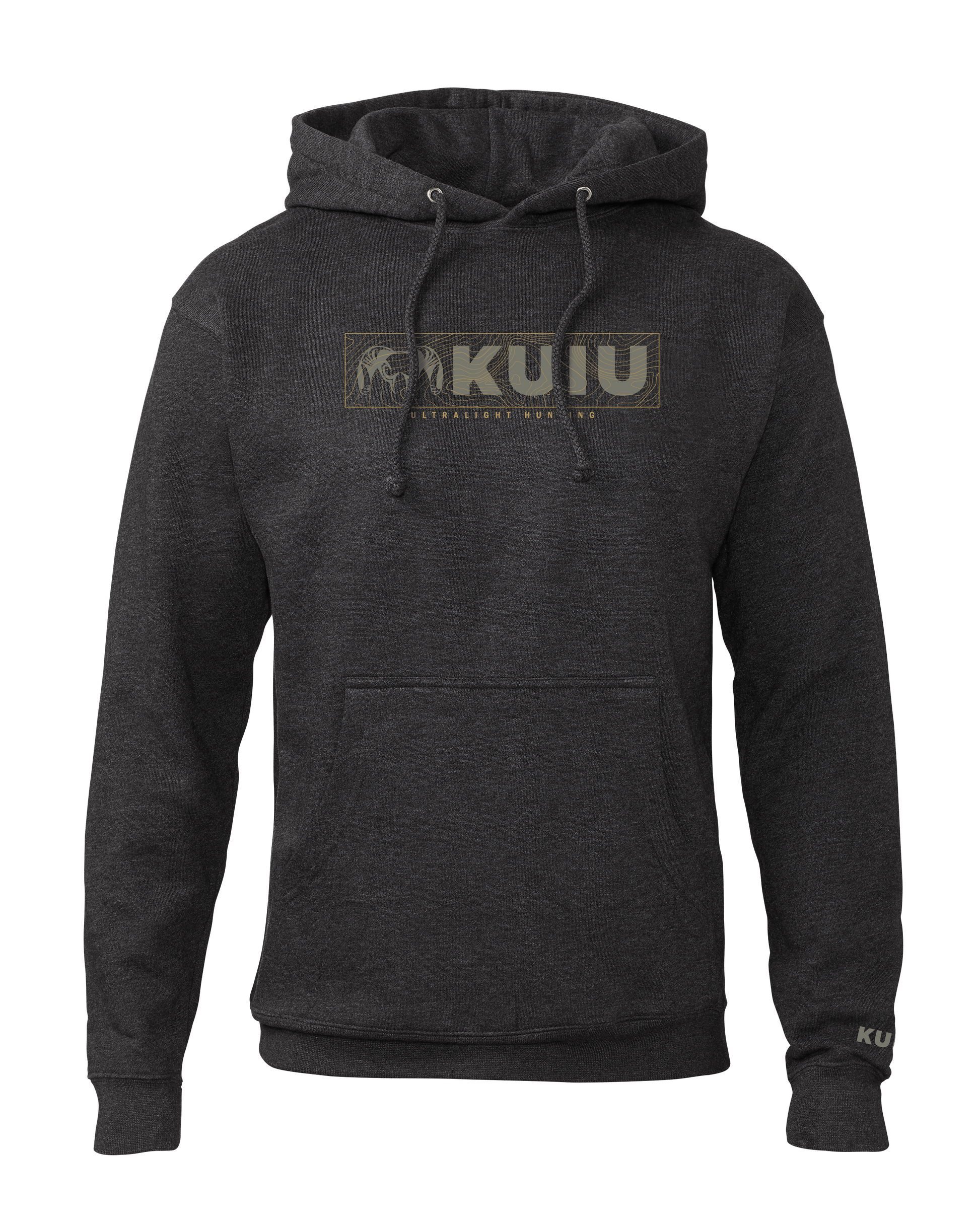 Outlet KUIU Topo Block Logo Hoodie | Charcoal
