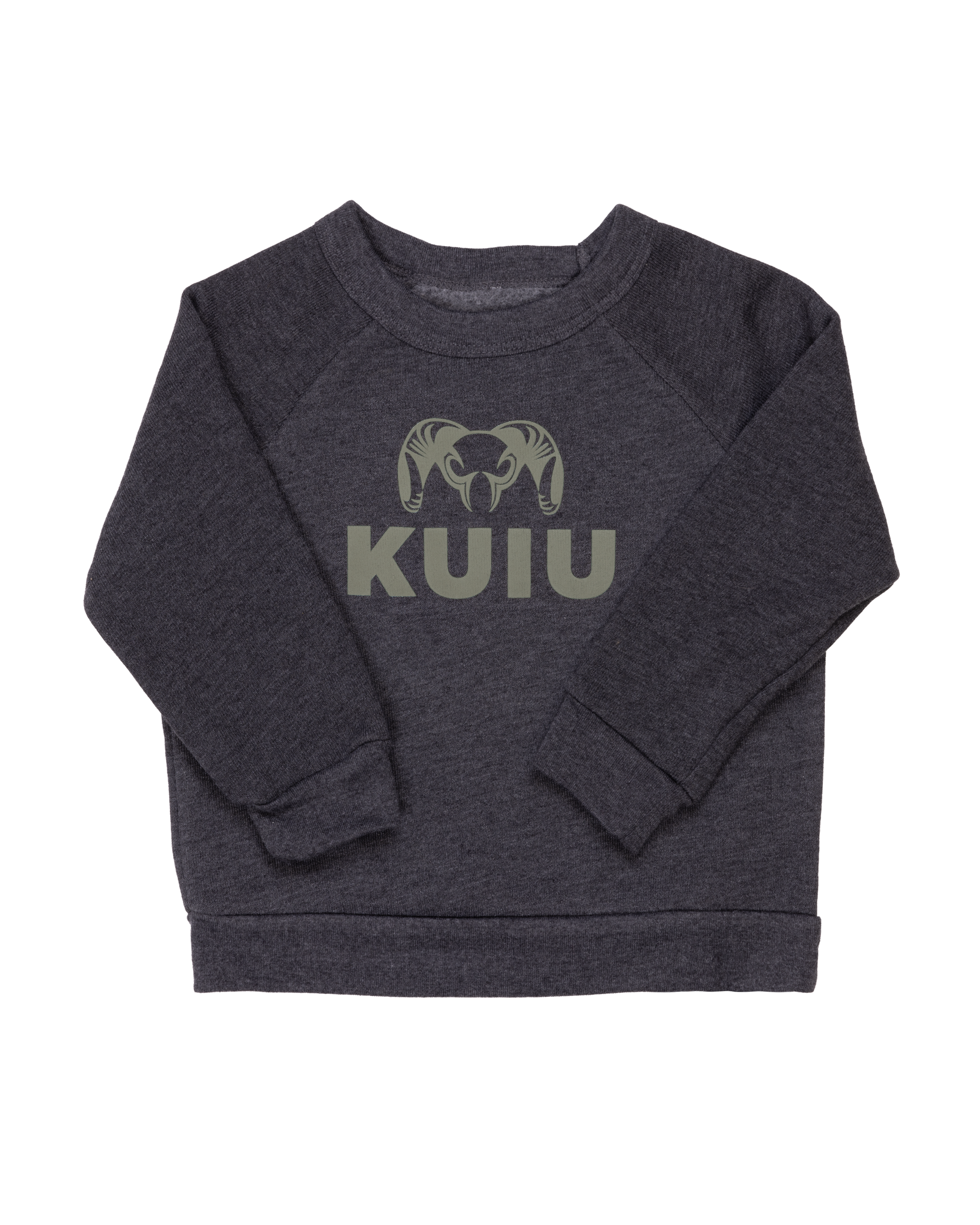 Toddler Stacked Logo Crewneck Sweatshirt | Olive