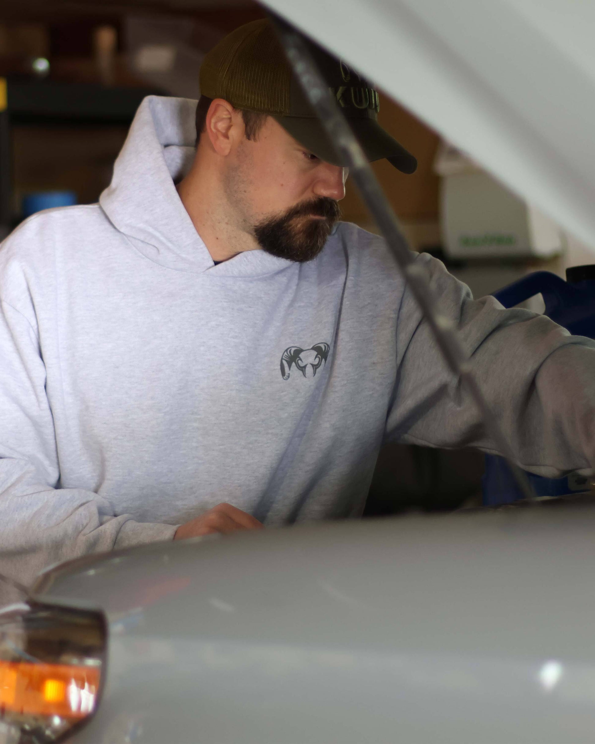 Workgrade Heavyweight Hoodie | Olive