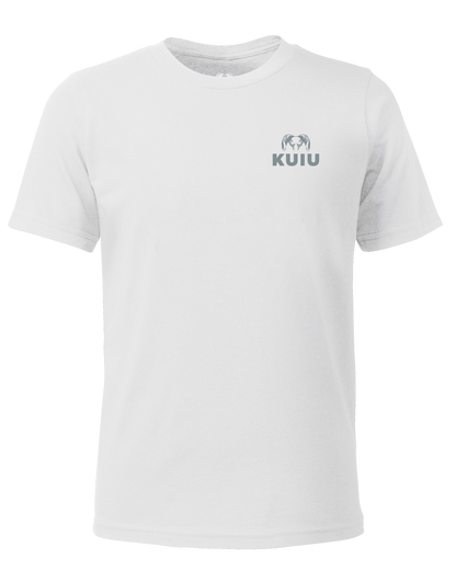 KUIU Youth Topo Back Logo T-Shirt | White