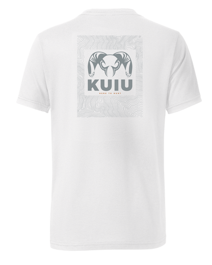KUIU Youth Topo Back Logo T-Shirt | White