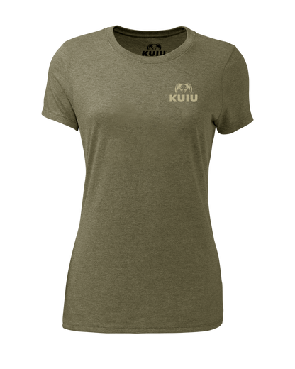 KUIU Women’s Topo Shield T-Shirt | Military Green