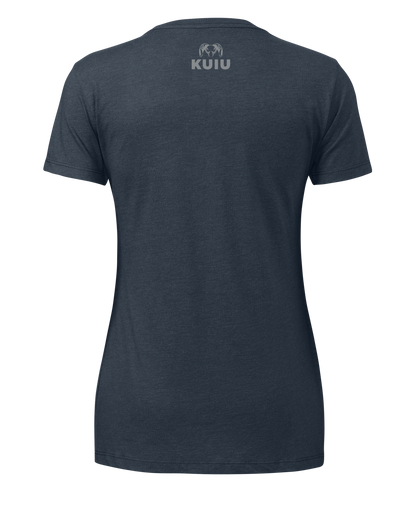 Outlet KUIU Women’s Topo Here to Hunt T-Shirt | Midnight Navy