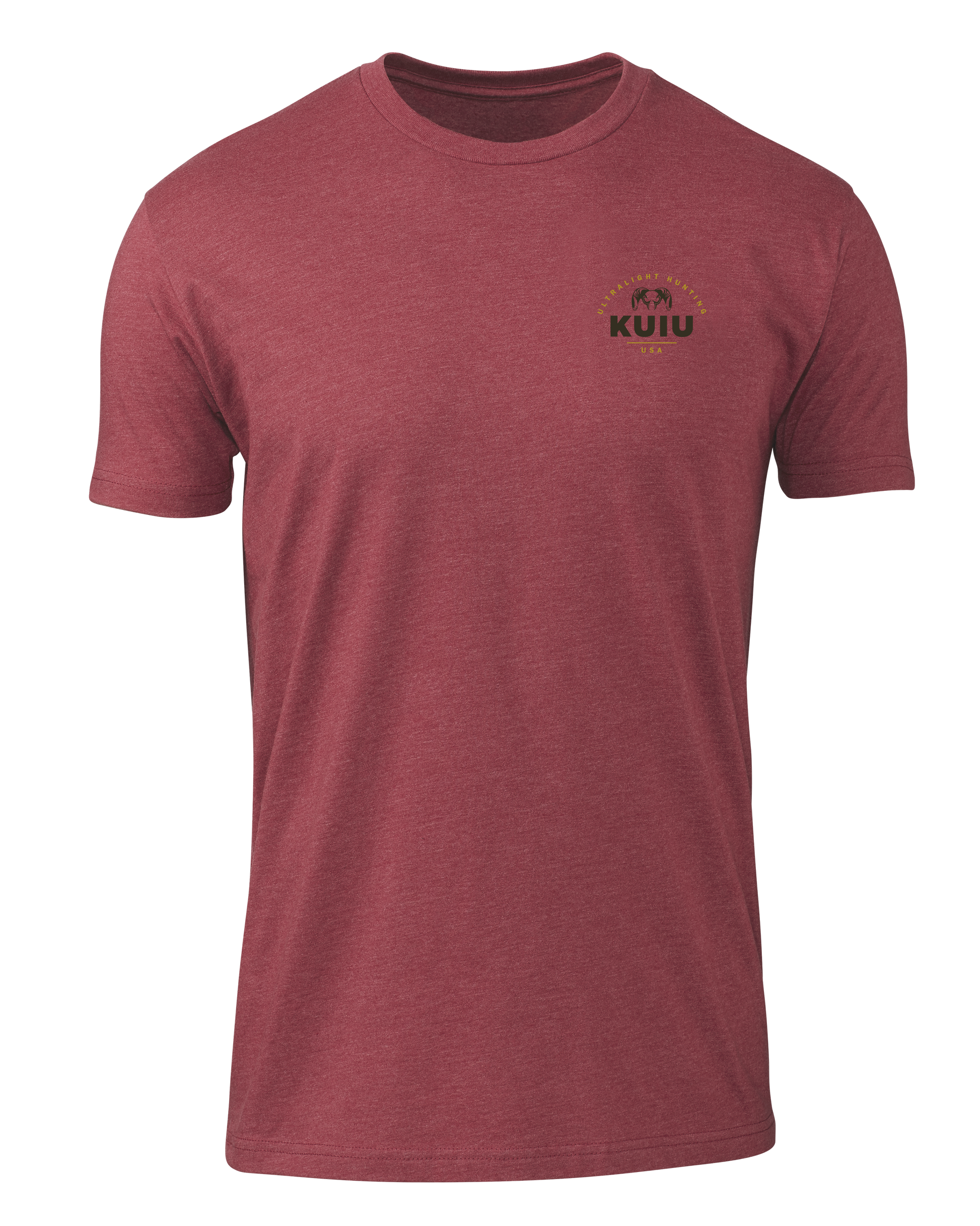 KUIU Stacked Chest Logo T-Shirt | Cardinal