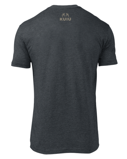 KUIU Square Chest Logo T-Shirt | Charcoal