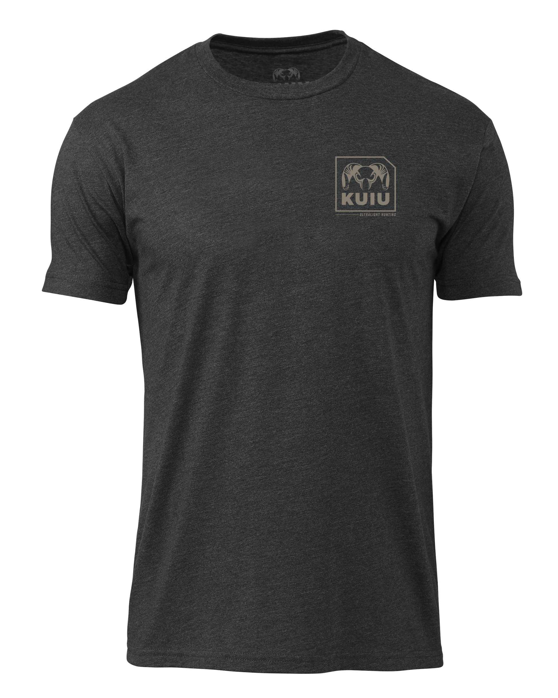 KUIU Square Chest Logo T-Shirt | Charcoal