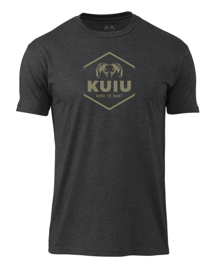 KUIU Stacked Here to Hunt T-Shirt | Charcoal